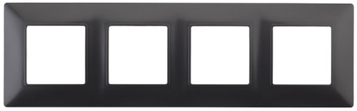 Рамка универсальная Эра Elegance 4-м. антрацит картинка